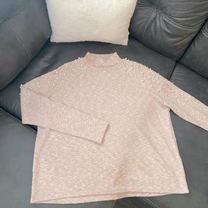 Pearl high neck sweater